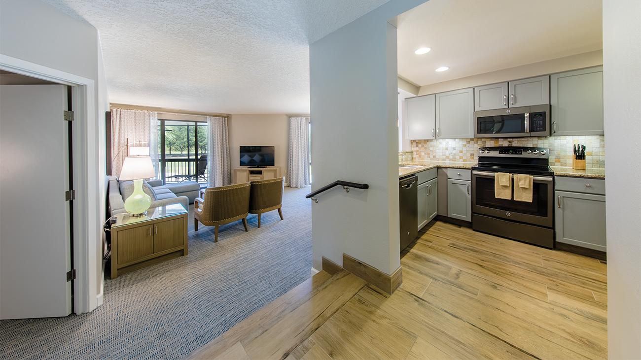 Kitchen and Living Room